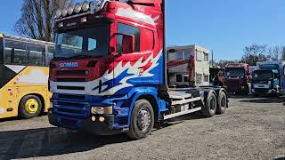 Scania R580LB6X4HNB V8 chassis truck for sale - Image 4 | Autoline CA Scania R580LB6X4HNB V8 chassis truck | Image 4 - Autoline