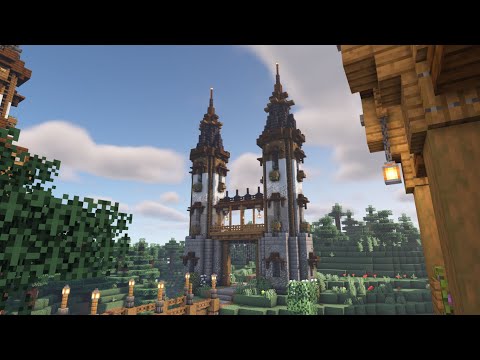 EPIC Fantasy Gate House Build - Watch HRZY Transform Minecraft!