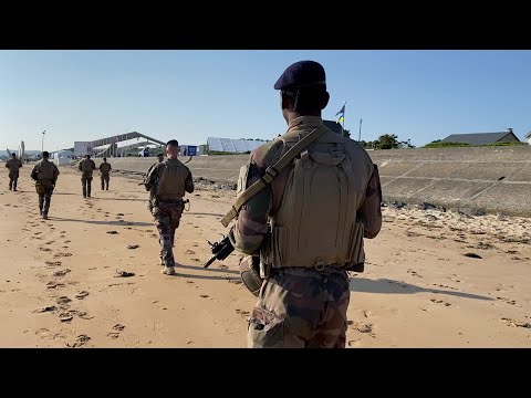 Video Thumbnail: Maximum security at Omaha Beach for 80th anniversary of D-Day | AFP