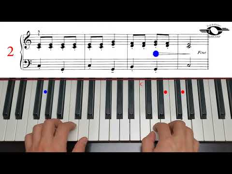 The Overland Stage, Fast version, John Thompson`s easiest piano course, Part 4