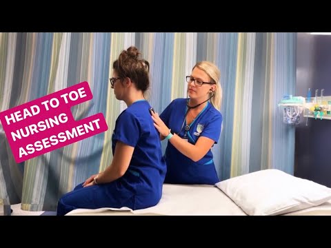 Chamberlain Nursing- head to toe assessment