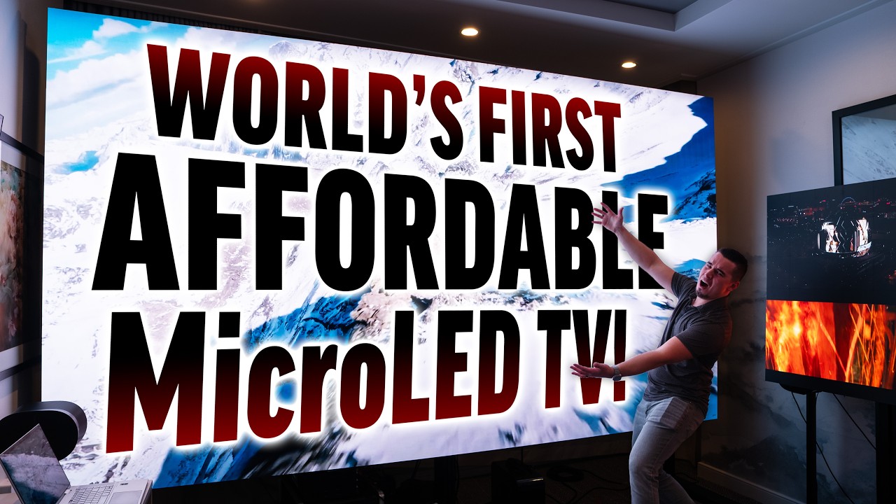 World's FIRST DIY Upgradable MicroLED TV is.. Affordable?! - AWALL