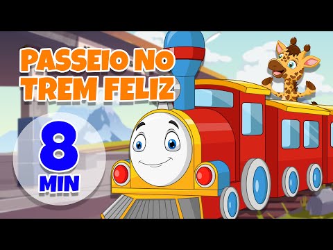 Passeio no Trem Feliz - Giramille 8 min | Desenho Animado Musical