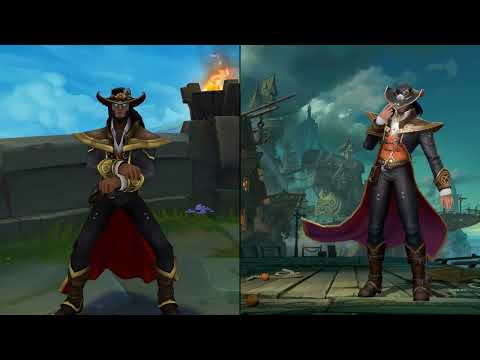 Twisted Fate League of Legends VS Wild Rift Comparison