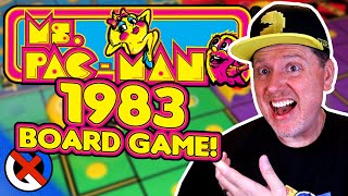 Ms. Pac-Man 1983 Board Game | Family Game Night Reborn (NOT Pac-Mom!)