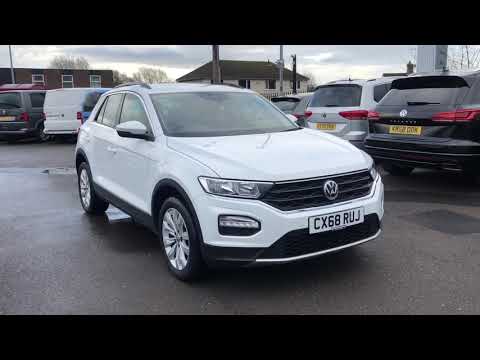 Volkswagen T-ROC 1.0TSI SE Pure White Used Car | Wrexham Volkswagen