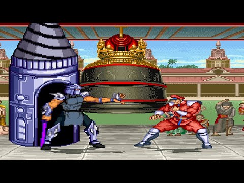 M BISON VS SHREDDER! INSANE EPICT FIGHT! MUST WATCH!