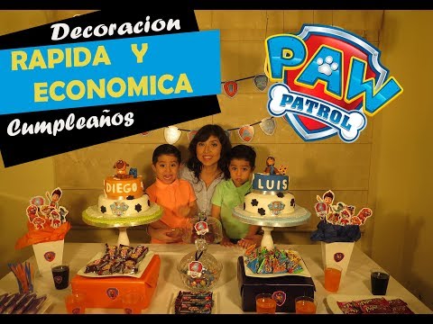 Decoración cumpleaños: RAPIDA Y ECONOMICA