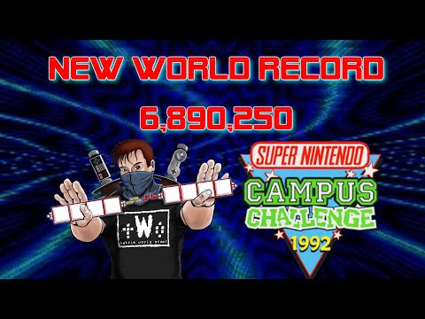 1992 Super Nintendo Campus Challenge [SNES] - 6,890,250 (WORLD RECORD)