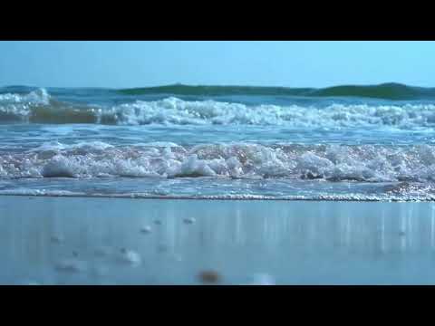 Splashing Waves All Day on Playa Encuentro - Refreshing and Relaxing on a Hot Summer Beach