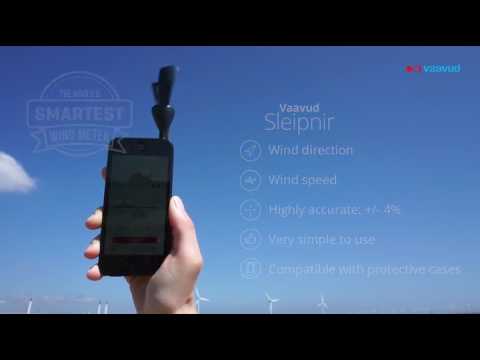 Wind meter for smartphone