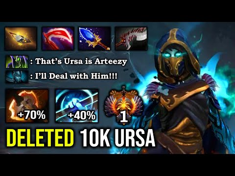 1 CRIT K.O REFRESHED DAGGER Aghanim Phantom Assassin Deleted 10K MMR Arteezy Ursa Pick DotA 2