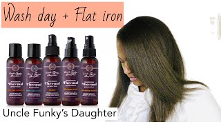 Flat iron like a pro w/ Uncle Funky's Daughter MAXIMUM THERMAL PROTECTION