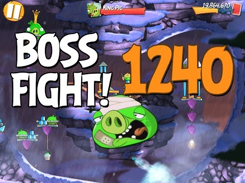 Angry Birds 2 Boss Fight 177! King Pig Level 1240 Walkthrough - iOS, Android
