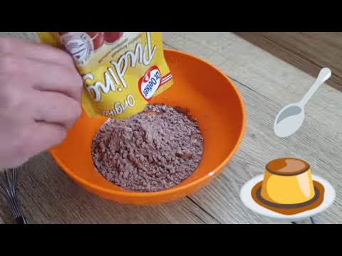 Chocolate pudding, how to make I Dr. Oetker, no talking