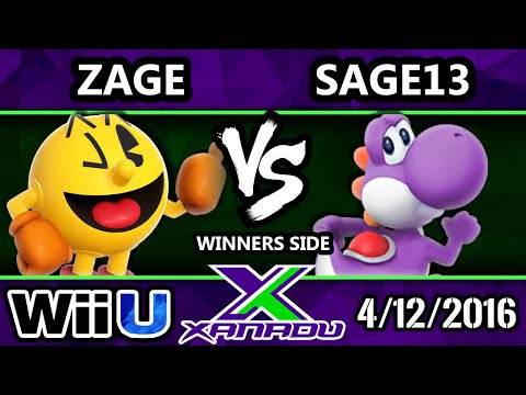 S@X 145 - Sage13 (Yoshi) Vs. DMG | Zage (Pac-Man) SSB4 Tournament - Smash Wii U - Smash 4