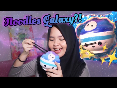 WOW! SQUISHY NOODLES GALAXY?? Ternyataaa kayak ginii... SLOW RISING!! | #NGABUKET