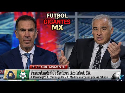 ¡PUMAS DESTRUYE 4-0 a SANTOS LAGUNA! La Prensa Mexicana SE RINDE a JUÁREZ en C.U