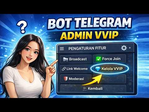 Cara Bikin Bot Telegram untuk Kelola Member (VVIP + Force Subscribe)