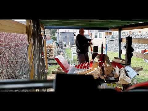 Endlich wieder Holzspalten mit dem Growi GSW 17 K