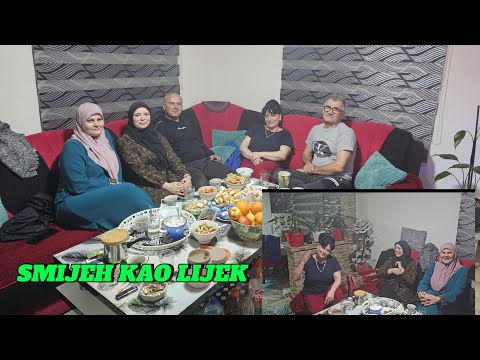 Na sijelu ( večernje druženje) kod ZEJFE😁. Samo pozitiva. SMIJEH KAO LIJEK😉