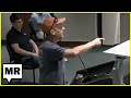 Anti Masker LOSES IT At Public Meeting A Lot Of Good Guys Ready To Do Bad Thing Soon
