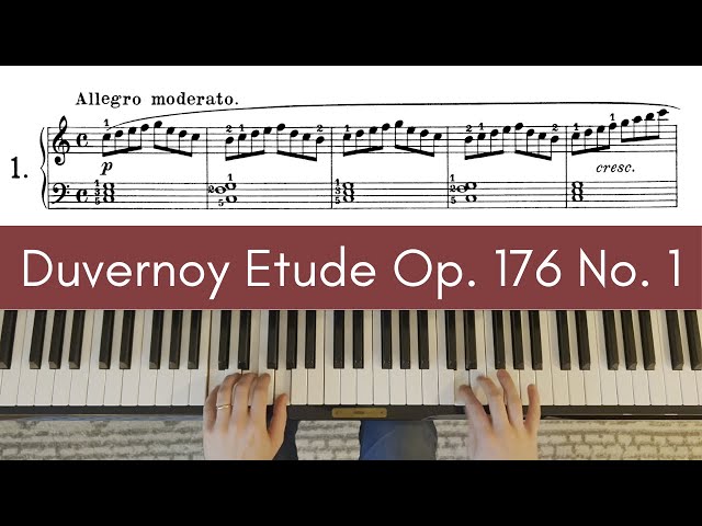 Vídeo relacionado con Jean-babtiste duvernoy : ecole primaire (25 elementary studies), op. 176: Piano Solo