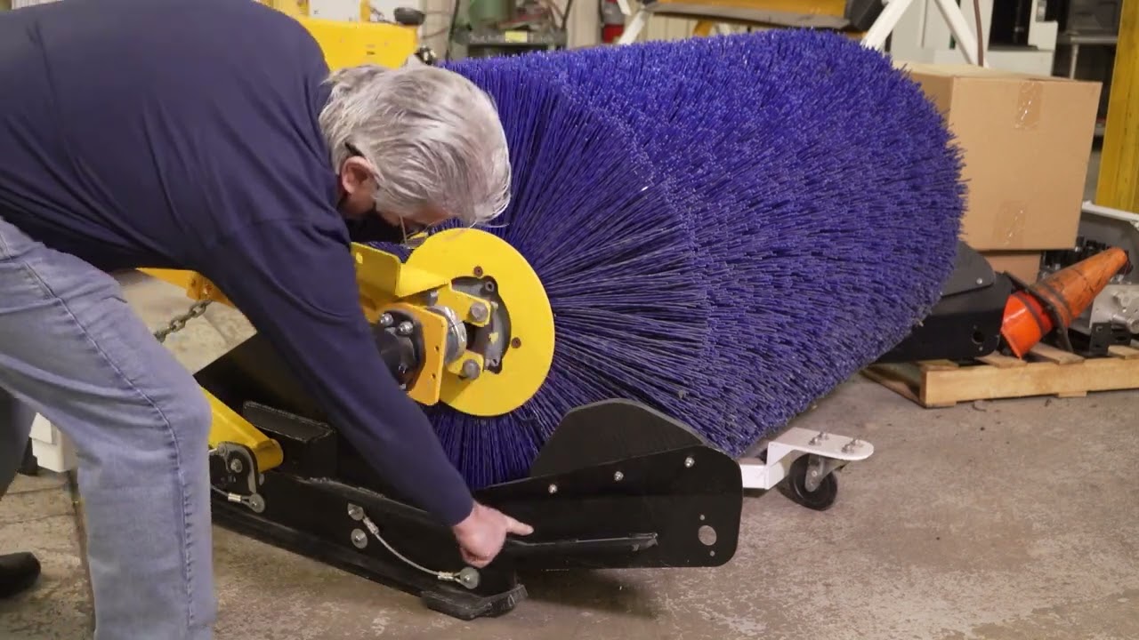 Spring Cleaning - Mechanical Broom Sweeper