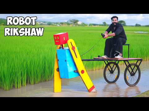 Cart Pulling Robot | ഉന്തുവണ്ടി വലിക്കുന്ന റോബോട്ട് | M4 Tech |