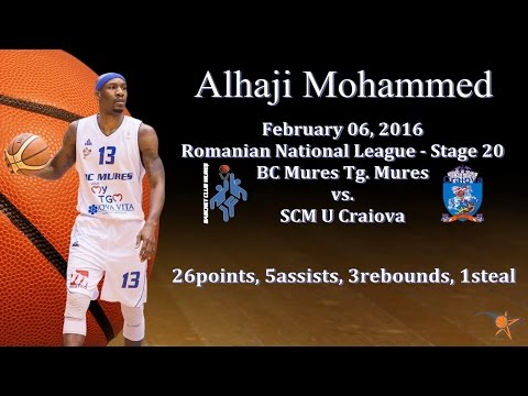 Alhaji Mohammed vs. SCM U Craiova - Feb 06, 2016