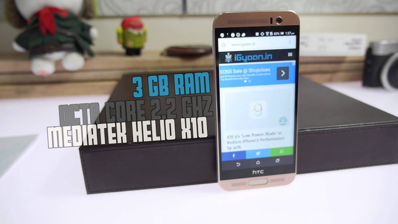 Смартфон HTC One ME Gold Sepia (2Sim | 3Gb RAM | 32GB | LTE)(