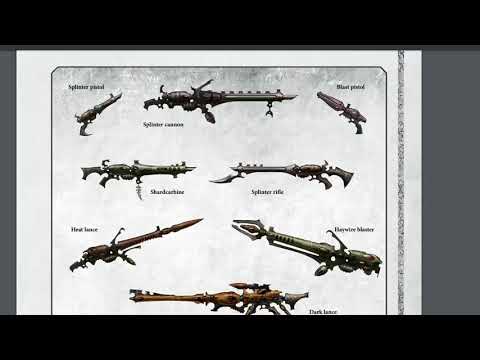 Warhammer 40k Dark Eldar / Drukhari Army and Unit Guide (8th ed. Codex)