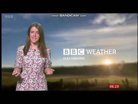 (HD) Alex Osbourne BBC ONE Points West weather February 14th 2023 - 60 fps