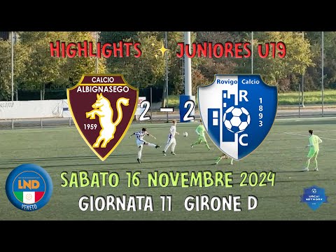 HIGHLIGHTS ✨ U19 | Albignasego Calcio - Rovigo (2-2)