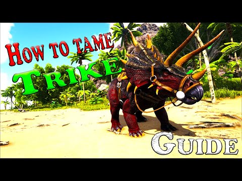 Ark Survival Evolved - How to tame a Trike