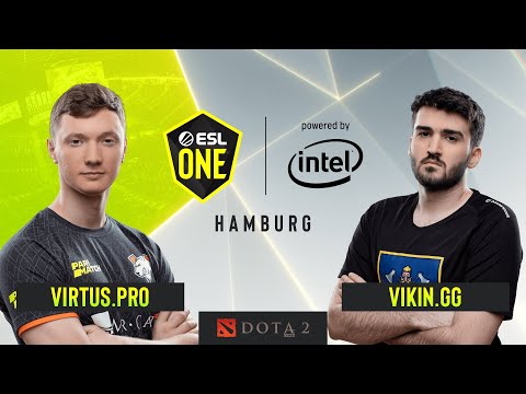 Dota2 - Virtus.pro vs. Vikin.gg - Game 2 - Group A - ESL One Hamburg 2019