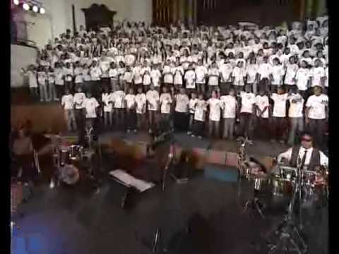 HHP performs Harambe with the Young Voices South Africa Choir