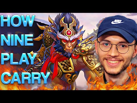 Thats How The TI 11 Winner NINE is Playing MONKEY KING Carry | Super Intensive Teamfights | Dota 2