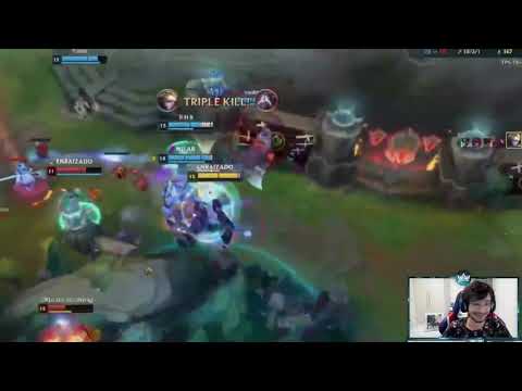 Revolta reagindo ao seu próprio PentaKill