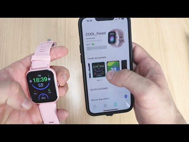 Cool Forest Montre Connectée Silicone Vert video