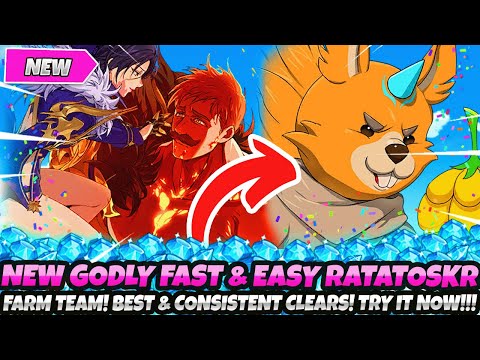 *NEW BROKEN FAST & EASY RATATOSKR FARM TEAM!* CHEAT CODE CLEARS! TRY IT NOW! (7DS Grand Cross