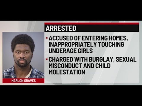 Police: Man repeatedly climbed into homes to touch young girls