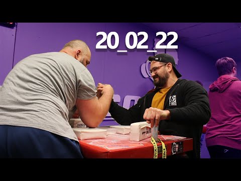 pt 1-British super heavy weight Armwrestling champion Mindaugas Dulskas training 2022