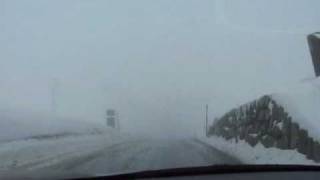 preview picture of video 'Driving in Absolute White - Switzerland - March 2011'