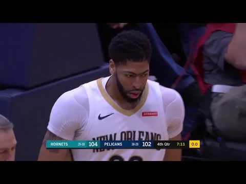 Anthony Davis puts up 31 points vs. Hornets - 3/13/18