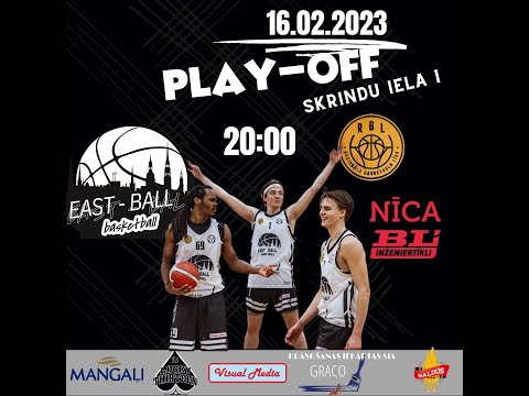 RBL play-off, 1/8 fināls, 2.spēle: East-Ball - Nīca/BLi  (tiešraide)