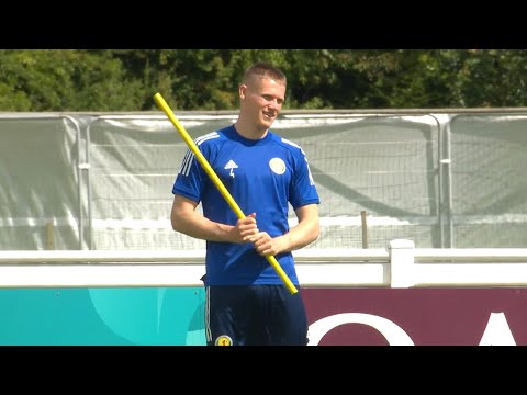 Scotland Players Train Ahead Of Czech Republic Clash - Scotland v Czech Republic - Euro 2020