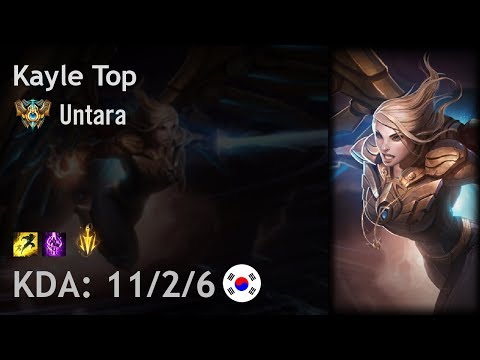 Kayle Top vs Illaoi - Untara - KR Challenger Patch 7.24