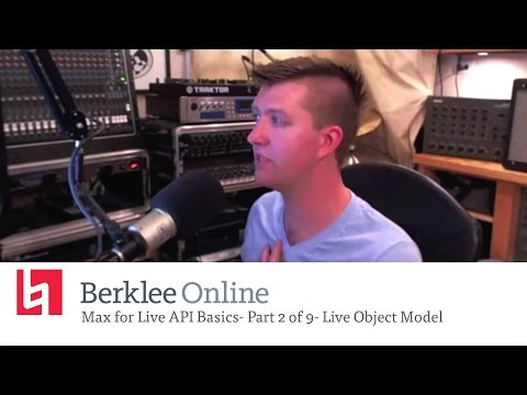 Max for Live API Basics: Live Object Model (Part 2 of 9)