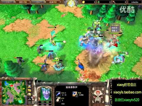 【万万想不到】魔兽争霸xiaoy解说zhouxixi vs superBT AI